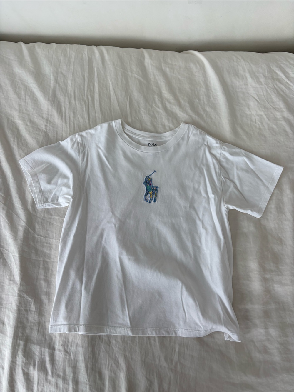 Kid White Polo Ralph Lauren Shirt